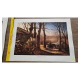 Closed for the Season, 205/960, Terry Redlin Pencil Signed
