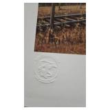 Headin For the Stubble, Les Kouba, Pencil Signed, 436/3600, 1988 MN DU Sponser Print of the Year