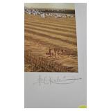 Headin For the Stubble, Les Kouba, Pencil Signed, 436/3600, 1988 MN DU Sponser Print of the Year