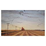 Headin For the Stubble, Les Kouba, Pencil Signed, 436/3600, 1988 MN DU Sponser Print of the Year