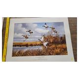 Green Head Country, David Maass, Pencil Signed, 1984 MN DU Sponser Print of the Year