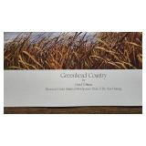 Green Head Country, David Maass, Pencil Signed, 1984 MN DU Sponser Print of the Year