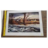 Rushing Rapids, 307/960, Pencil Signed, Terry Redlin
