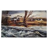 Rushing Rapids, 307/960, Pencil Signed, Terry Redlin