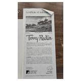 Evening Harvest, Certificate of Authenticity, 205/960, Pencil Signed, Terry Redlin