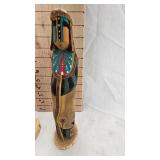 Pair of Kachina/Katsina Dolls -One Signed/One Unsigned -Done in Native American Style Pair of Kachina/Katsina Dolls -One Signed/One Unsigned -Done in Native American Style