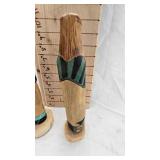 Pair of Kachina/Katsina Dolls -One Signed/One Unsigned -Done in Native American Style Pair of Kachina/Katsina Dolls -One Signed/One Unsigned -Done in Native American Style