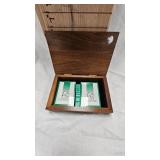 Ducks Unlimited Card/Dice Set in Wood Box, Cards unopened Ducks Unlimited Card/Dice Set in Wood Box, Cards unopened
