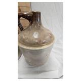 Pair of 2 Tone Stoneware Jug, No noticable Cracks/Chips Pair of 2 Tone Stoneware Jug, No noticable Cracks/Chips