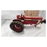 1/16th Ertl IH Farmall 806, No Front Tires and 1/64 IH 2594 1/16th Ertl IH Farmall 806, No Front Tires and 1/64 IH 2594