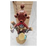 Mud Head Hopi Trickster-2009-Native American Art-Signed by Eagle Wolf Mud Head Hopi Trickster-2009-Native American Art-Signed by Eagle Wolf