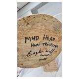 Mud Head Hopi Trickster-2009-Native American Art-Signed by Eagle Wolf Mud Head Hopi Trickster-2009-Native American Art-Signed by Eagle Wolf