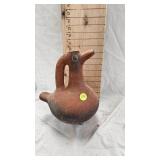 Mexican Footed Duck Vessel Folk Art in TerraCotta Mexican Footed Duck Vessel Folk Art in TerraCotta