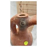 Mexican Footed Duck Vessel Folk Art in TerraCotta Mexican Footed Duck Vessel Folk Art in TerraCotta