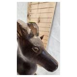 Hand Carved Sheep/Ram out of Ironwood, intricate Design-Fantastic Condition Hand Carved Sheep/Ram out of Ironwood, intricate Design-Fantastic Condition