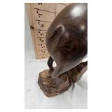 Hand Carved Sheep/Ram out of Ironwood, intricate Design-Fantastic Condition Hand Carved Sheep/Ram out of Ironwood, intricate Design-Fantastic Condition