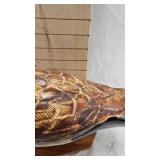 Hand Carved Canada Goose Sculpture with Base Hand Carved Canada Goose Sculpture with Base