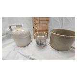Small Crock, Jug, Trinity  Elevator & Trading Crock(Red Wing 289/300), Small Crock, Jug, Trinity  Elevator & Trading Crock(Red Wing 289/300),