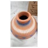 Navajo Terra Cotta Pots with Design, Excellent Condition Navajo Terra Cotta Pots with Design, Excellent Condition