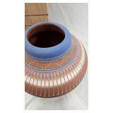 Navajo Terra Cotta Pots with Design, Excellent Condition Navajo Terra Cotta Pots with Design, Excellent Condition