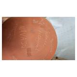 Navajo Terra Cotta Pots with Design, Excellent Condition Navajo Terra Cotta Pots with Design, Excellent Condition