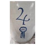 4 Gallon Blue Ribbon Crock, no chips/cracks noticed 4 Gallon Blue Ribbon Crock, no chips/cracks noticed
