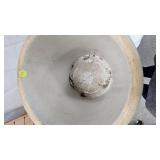 4 Gallon Blue Ribbon Crock, no chips/cracks noticed 4 Gallon Blue Ribbon Crock, no chips/cracks noticed