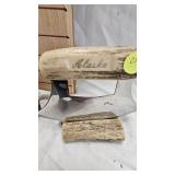 Alaska Ulu Knife and Walrus Husk Alaska Ulu Knife and Walrus Husk
