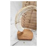 Alaska Ulu Knife and Walrus Husk Alaska Ulu Knife and Walrus Husk