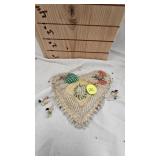 Mohawk Pin Cushion or Whimsey, dated 1890 Mohawk Pin Cushion or Whimsey, dated 1890