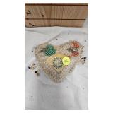 Mohawk Pin Cushion or Whimsey, dated 1890 Mohawk Pin Cushion or Whimsey, dated 1890
