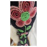 Northern Cree Floral Beaded Mukluks, Late 20th Century Northern Cree Floral Beaded Mukluks, Late 20th Century
