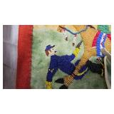 Pictoral Beaded Pipe Bag, Made by Eagle Wolf, Exquisite Detail and in excellent condition Pictoral Beaded Pipe Bag, Made by Eagle Wolf, Exquisite Detail and in excellent condition