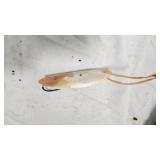 Bone Silver Minnow Style Lure out of bone-Great Condition Bone Silver Minnow Style Lure out of bone-Great Condition