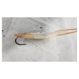 Bone Silver Minnow Style Lure out of bone-Great Condition Bone Silver Minnow Style Lure out of bone-Great Condition