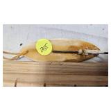 Bone Silver Minnow Style Lure out of bone-Great Condition Bone Silver Minnow Style Lure out of bone-Great Condition