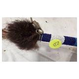 Native American Lance/Dance Stick, Plains Indian Style,with feathers and fantastic Bead Work Native American Lance/Dance Stick, Plains Indian Style,with feathers and fantastic Bead Work