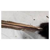 Native American Lance/Dance Stick, Plains Indian Style,with feathers and fantastic Bead Work Native American Lance/Dance Stick, Plains Indian Style,with feathers and fantastic Bead Work