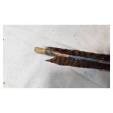 Native American Lance/Dance Stick, Plains Indian Style,with feathers and fantastic Bead Work Native American Lance/Dance Stick, Plains Indian Style,with feathers and fantastic Bead Work