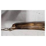 Native American Prehistoric type Stone Tomahawk with Fur and Leather Detail Native American Prehistoric type Stone Tomahawk with Fur and Leather Detail