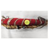 Native American Style Bow & Quiver, Feathers, Leather, Bead, Very Unique Piece Native American Style Bow & Quiver, Feathers, Leather, Bead, Very Unique Piece