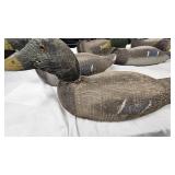 Lot of Duck Decoys Assorted, 6 Wood, 1 Foam Lot of Duck Decoys Assorted, 6 Wood, 1 Foam