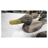 Lot of Duck Decoys Assorted, 6 Wood, 1 Foam Lot of Duck Decoys Assorted, 6 Wood, 1 Foam