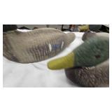 Lot of Duck Decoys Assorted, 6 Wood, 1 Foam Lot of Duck Decoys Assorted, 6 Wood, 1 Foam