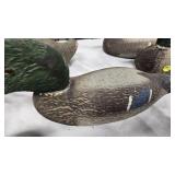 Lot of Duck Decoys Assorted, 6 Wood, 1 Foam Lot of Duck Decoys Assorted, 6 Wood, 1 Foam