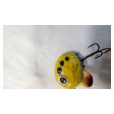 South Bend Yellow black Dots FinDIngo and G.M Skinner Lure