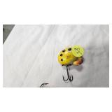 South Bend Yellow black Dots FinDIngo and G.M Skinner Lure