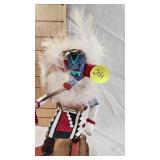 Kachina Doll, Medium, Morning Singer, Native American Art by Eagle Wolf Kachina Doll, Medium, Morning Singer, Native American Art by Eagle Wolf