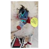 Kachina Doll, Medium, Morning Singer, Native American Art by Eagle Wolf Kachina Doll, Medium, Morning Singer, Native American Art by Eagle Wolf