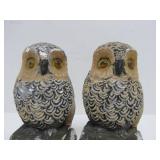Set of Vintage Mid Century Knowledge Owl Bookends